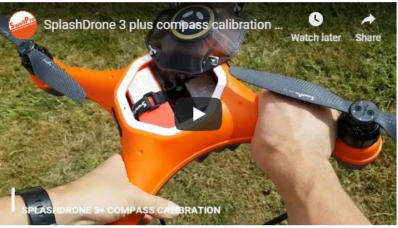 Splash Drone 3 Plus Compass Calibration Process