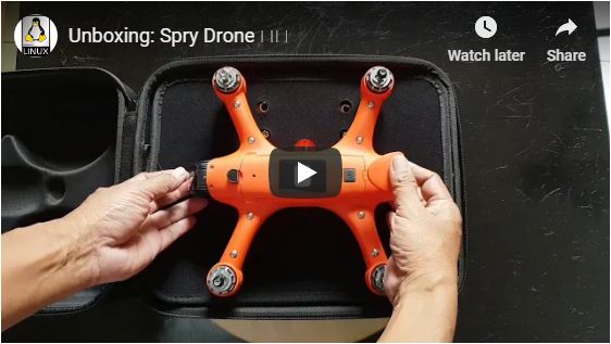 Unboxing of Spry Drone