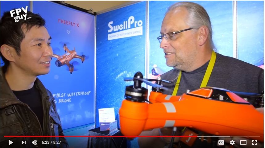 Swellpro Splash Drone 3 at the CES 2017