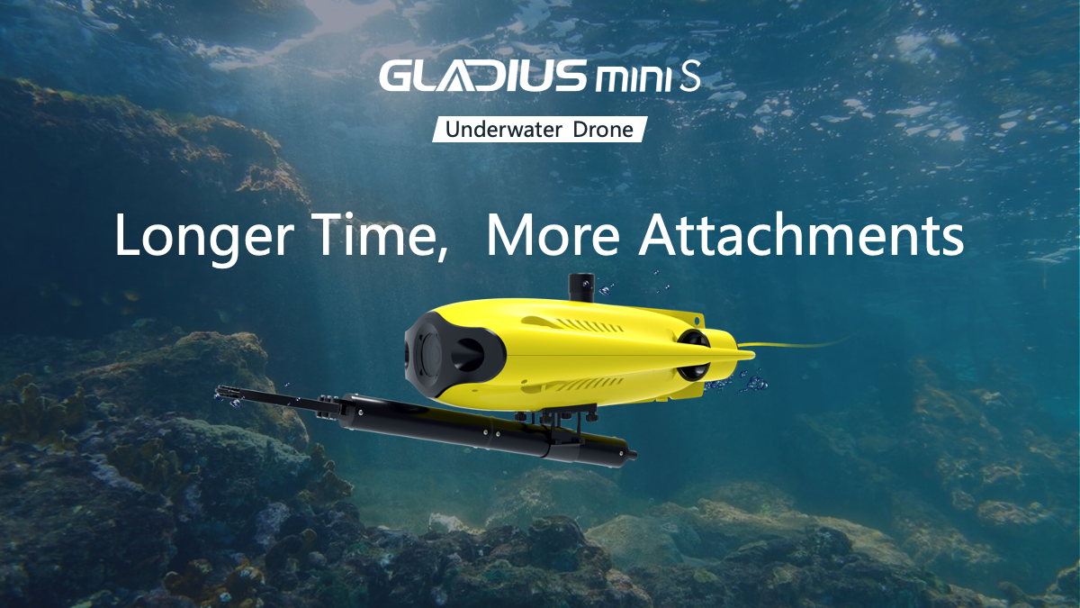 Gladius Mini S with Robotic Arm Underwater | Urban Drones